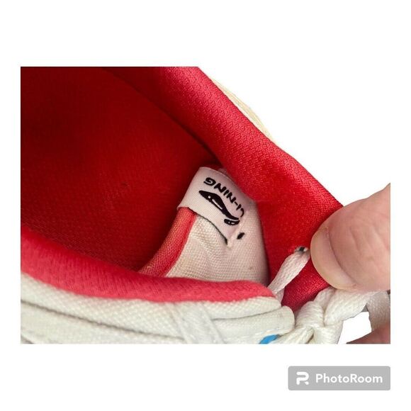 White and Red Men's Sneakers - Picture 10 of 11